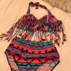 High Waisted Bathing Suit